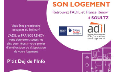 P’tit Déj’ Info Sénior : « Rénover ou adapter son logement en se protégeant des fraudes »