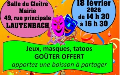Invitation Carnaval Caritas Alsace