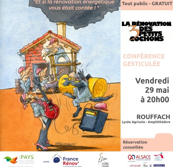 « Conférence gesticulée » organisée sur le territoire du PETR du Pays Rhin-Vignoble-Grand Ballon